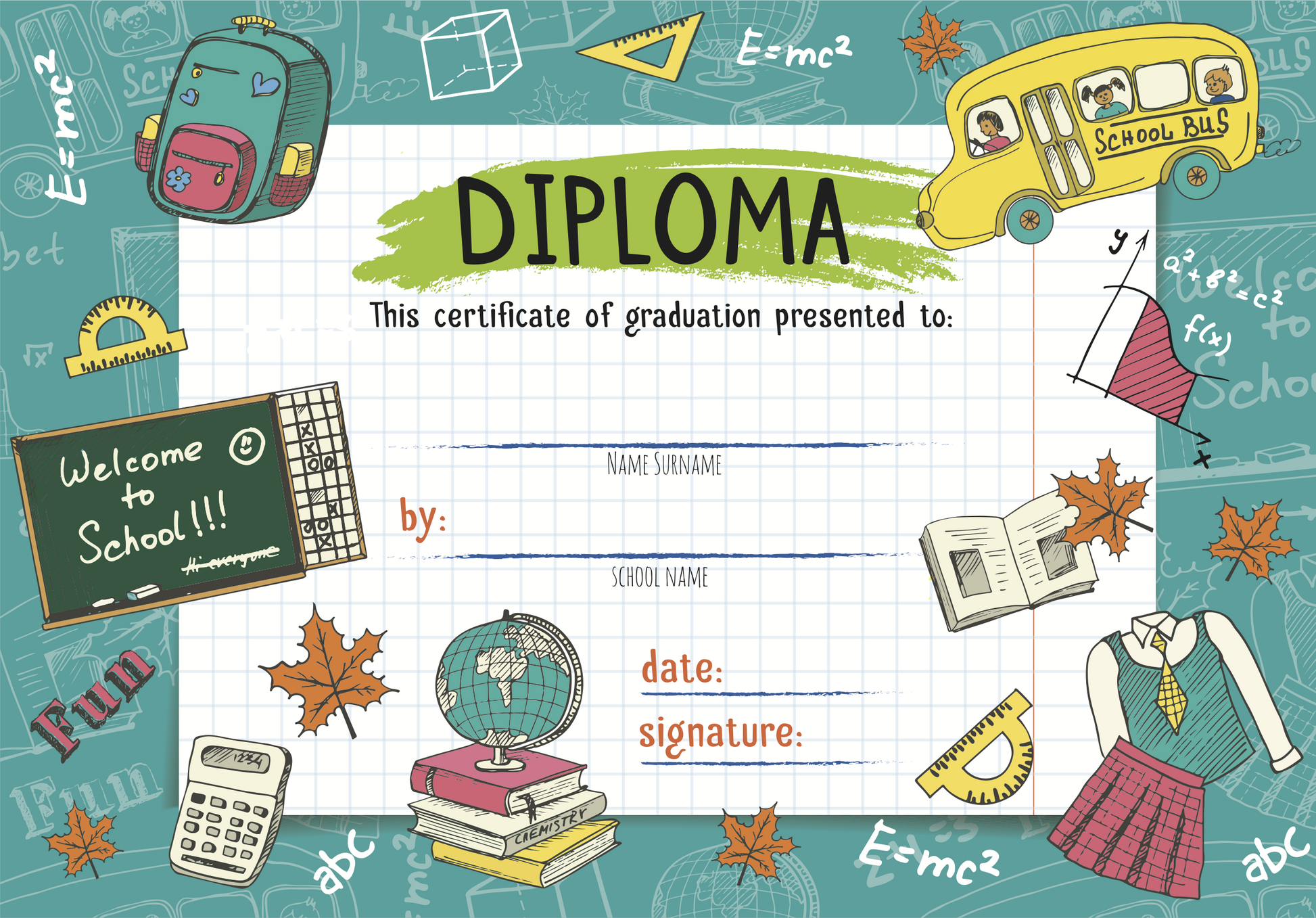 5 Pcs Diploma Holder Frame Black Folder Certificate Binder Graduation  Diploma Cover Graduation Certificate Holders Blue Folder